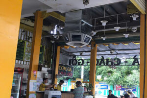 máy làm mát cho quán ăn