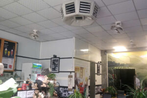 máy làm mát cho quán coffee